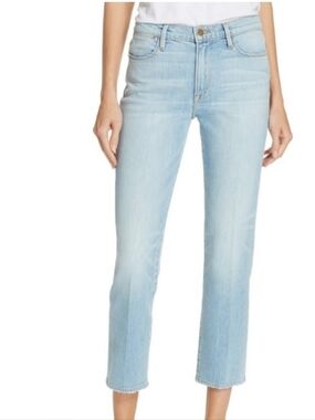 Frame Le High Straight Jeans in Dovetail. Size 27